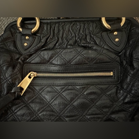 MARC JACOBS ~ ORIGINAL QUILTED LEATHER STAM BAG - Picture 4 of 11